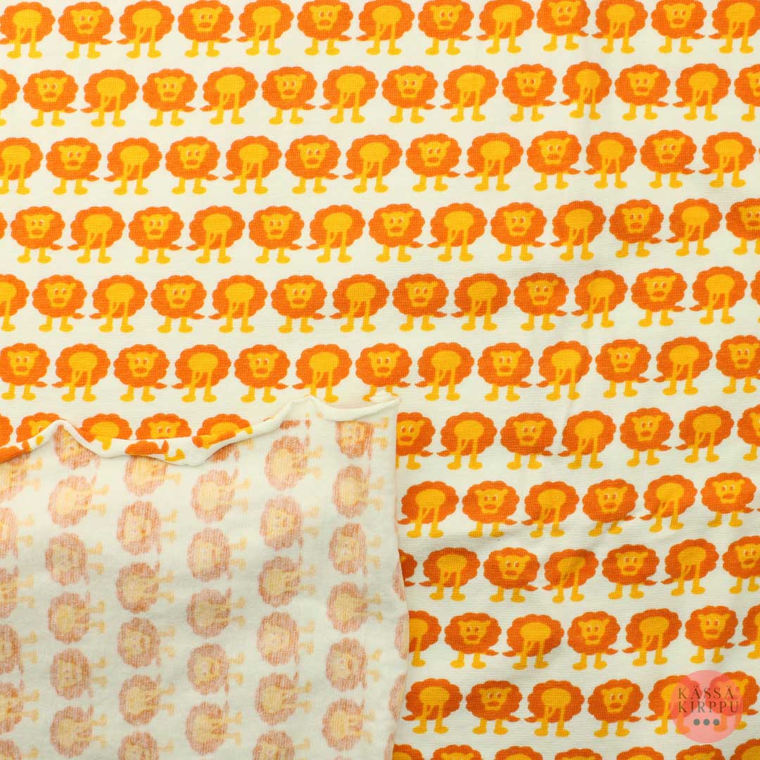 Oranssi-valkoinen Pikkuleijona Trikoo - Pala