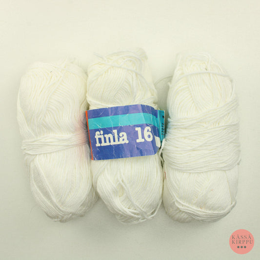 Finlayson Finla 16 - 201 valkoinen - Lankapussi