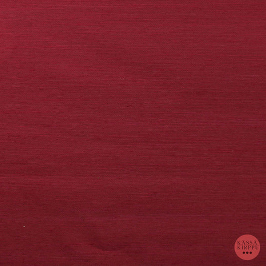 Tummanpunainen keinokuitu Verhokangas - Palapaketti