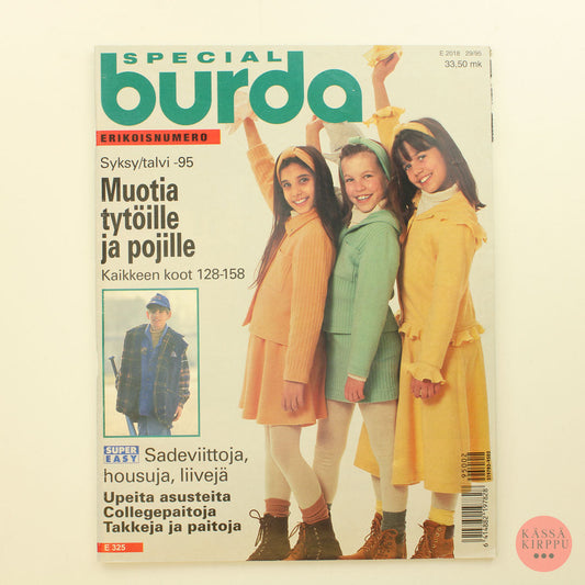 Burda special Muotia tytöille ja pojille 1995- syksy / talvi 