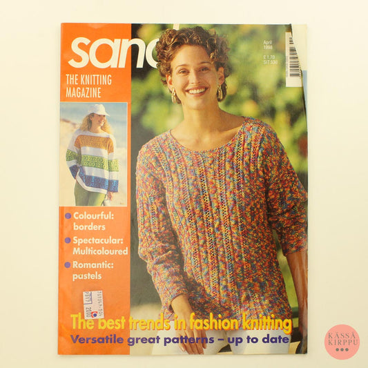 Sandra the knitting magazine neulelehti 1998 - April