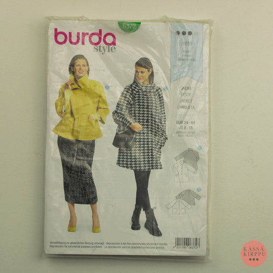 Burda Style 6372 Nasiten takki kaava