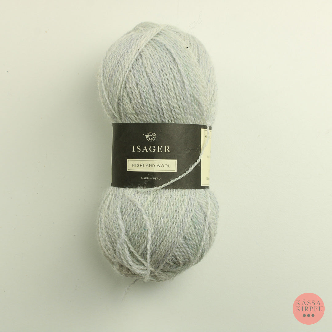 Isager Highland Wool - Ice Blue