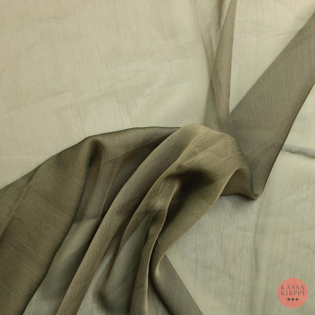 Mustaa ja bigeä Vaatetuskangas - Pala