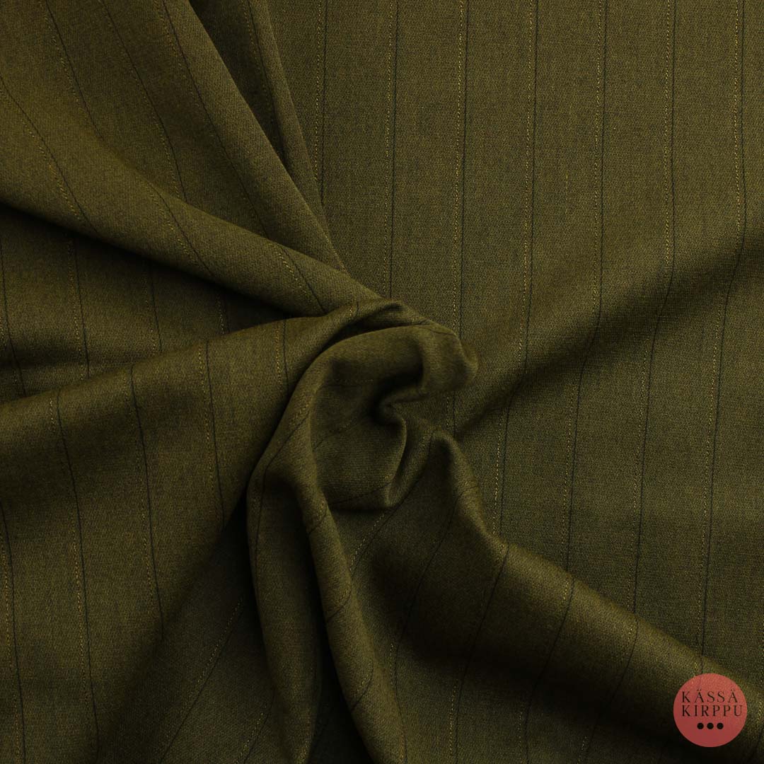 Vihertävä Vaatetuskangas - Pala