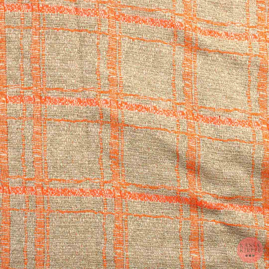 Ruudullinen puuvillasekoite - Pala