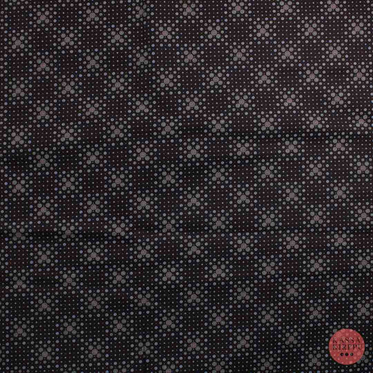 Pallurakuvioitu tummanvioletti Puuvilla - Pala