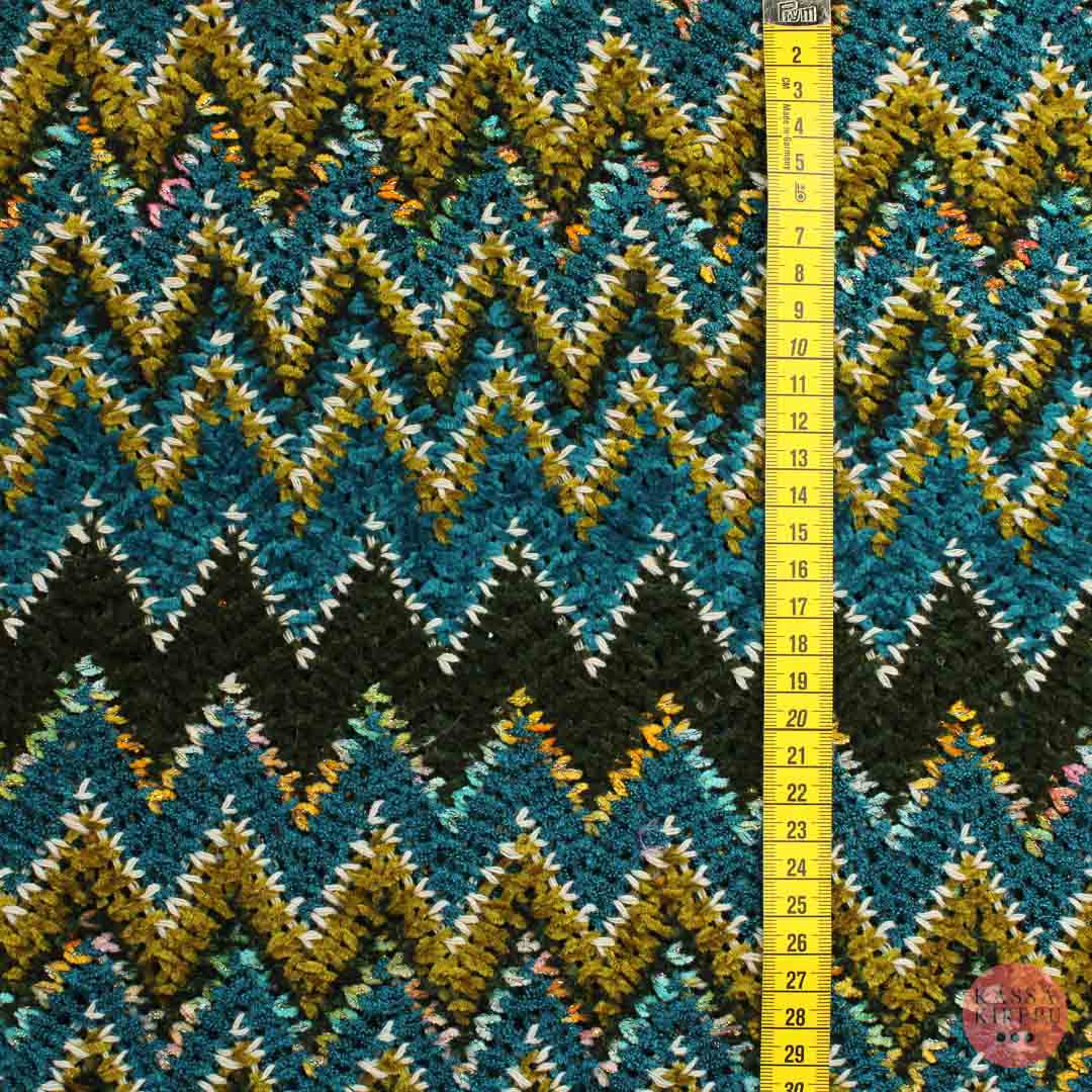 Tekokuituinen Siksak Neulos - Pala