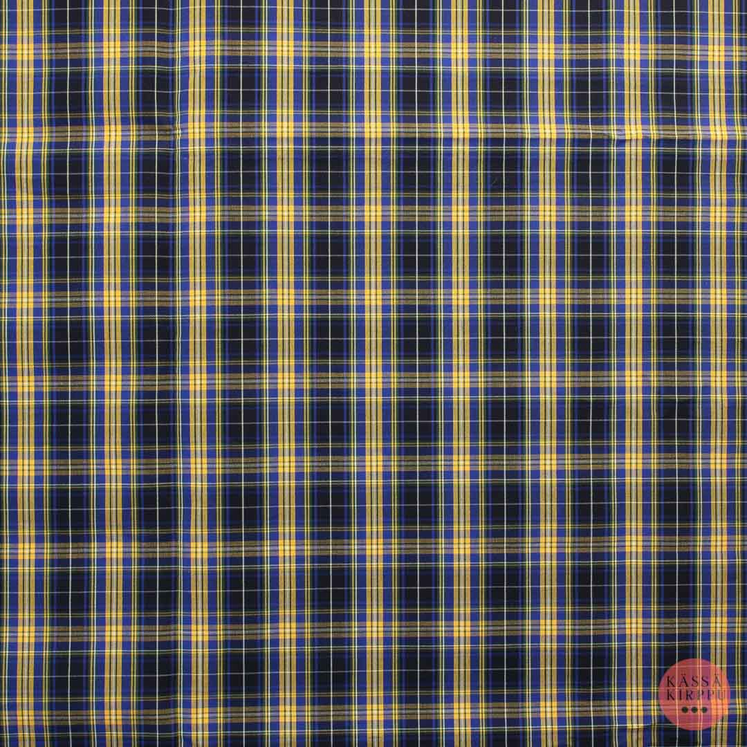 Ruudullinen Vaatetuskangas - Pala