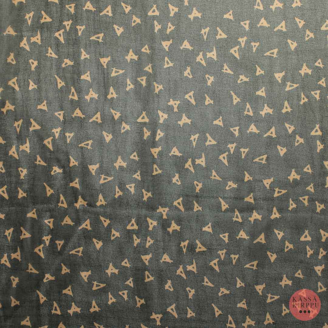 Musta-ruskea kuvioitu Sifonki - Pala