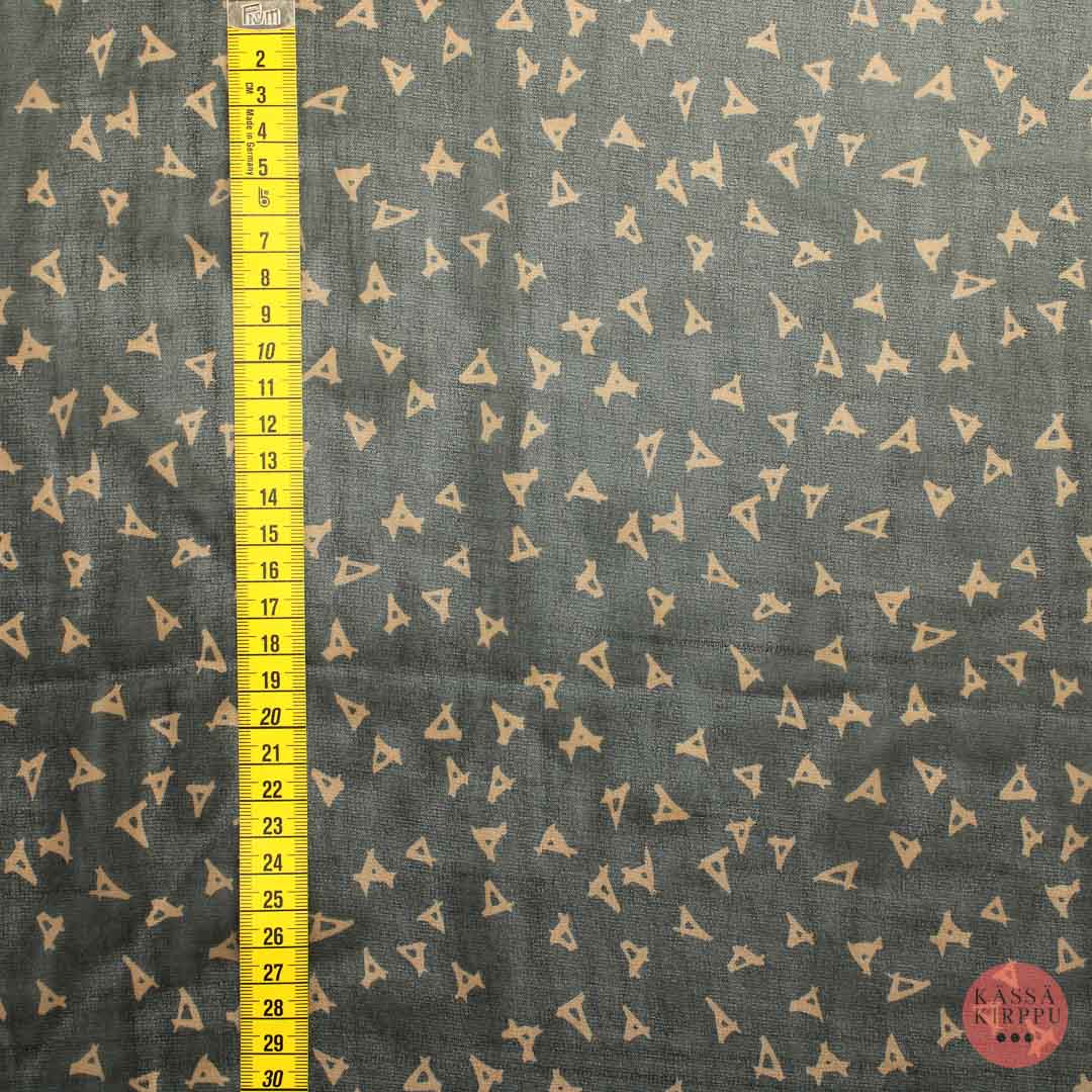 Musta-ruskea kuvioitu Sifonki - Pala