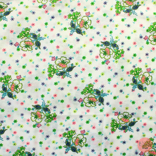 Kukkakuvioinen Trikoo - Pala