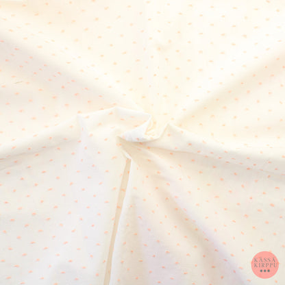 Persikka pilkullinen Vaatetuskangas - Pala