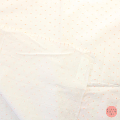 Persikka pilkullinen Vaatetuskangas - Pala