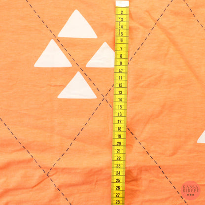 Oranssi kuviollinen Trikoo - Pala