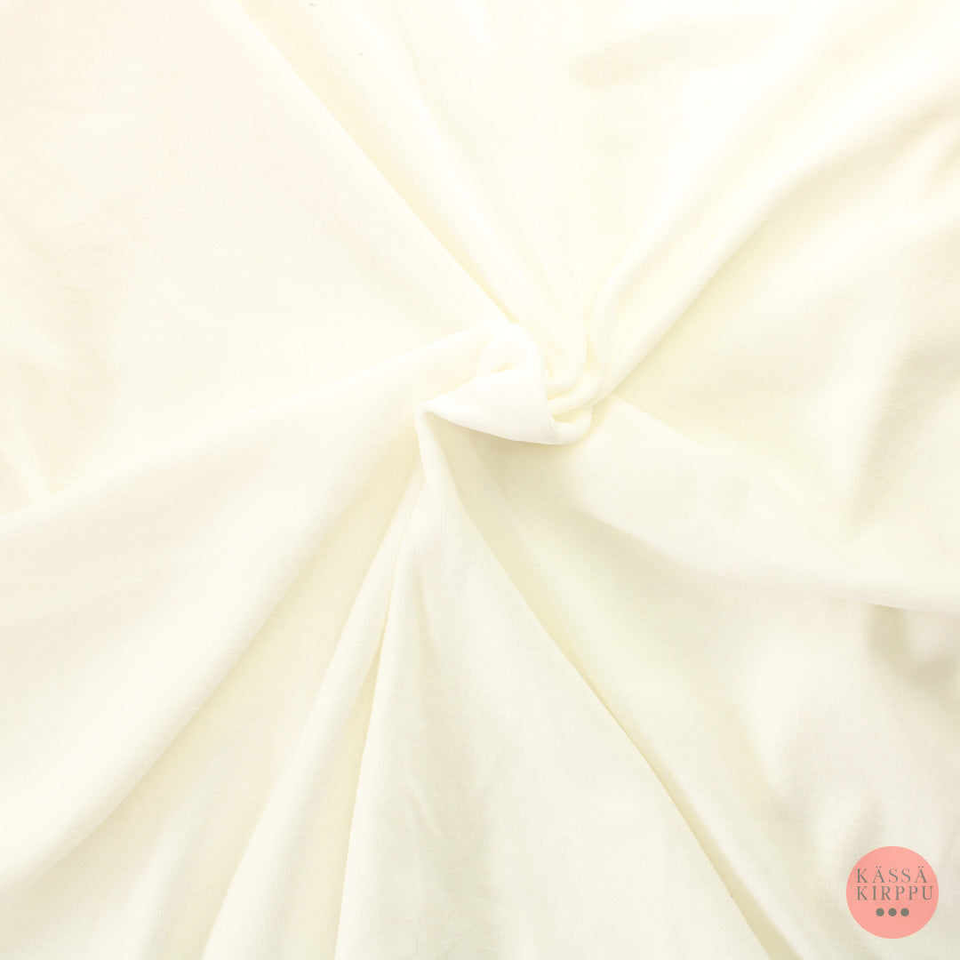 Valkoinen Joustosametti - Pala