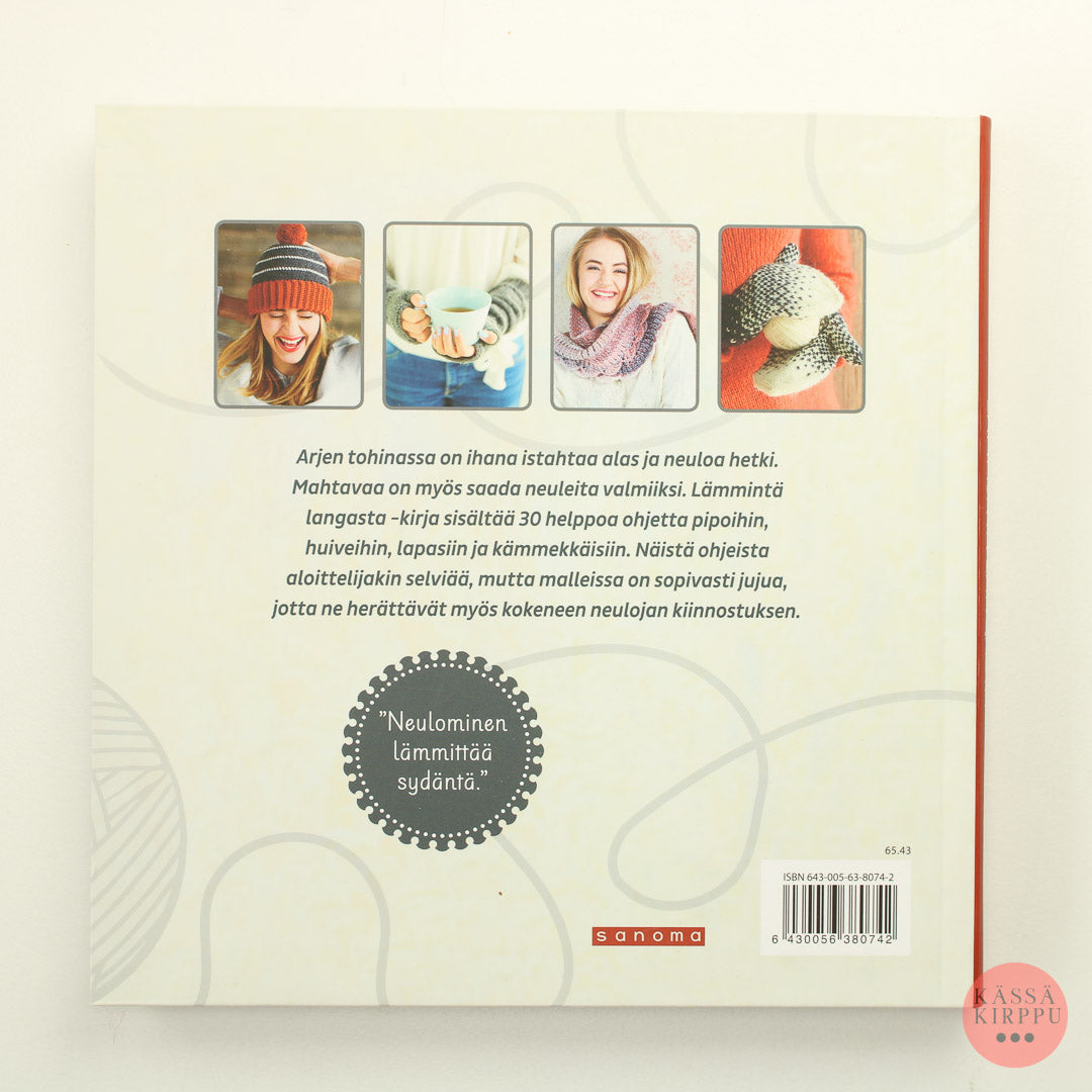 Lämmintä Langasta - 30 helppoa neuleasustetta