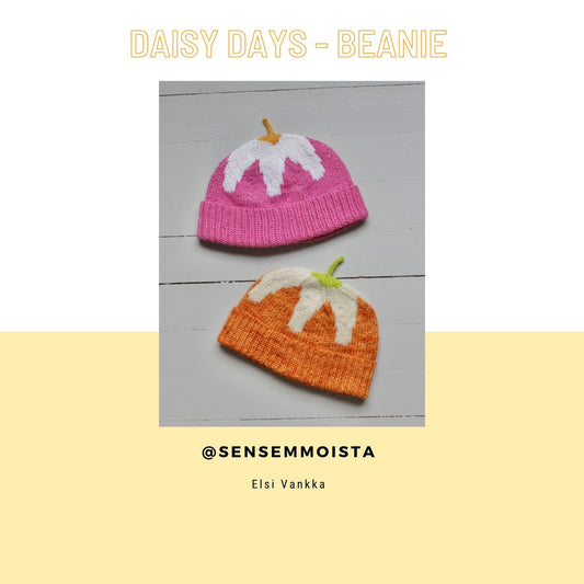 Daisy Days - Beanie - Neuleohje