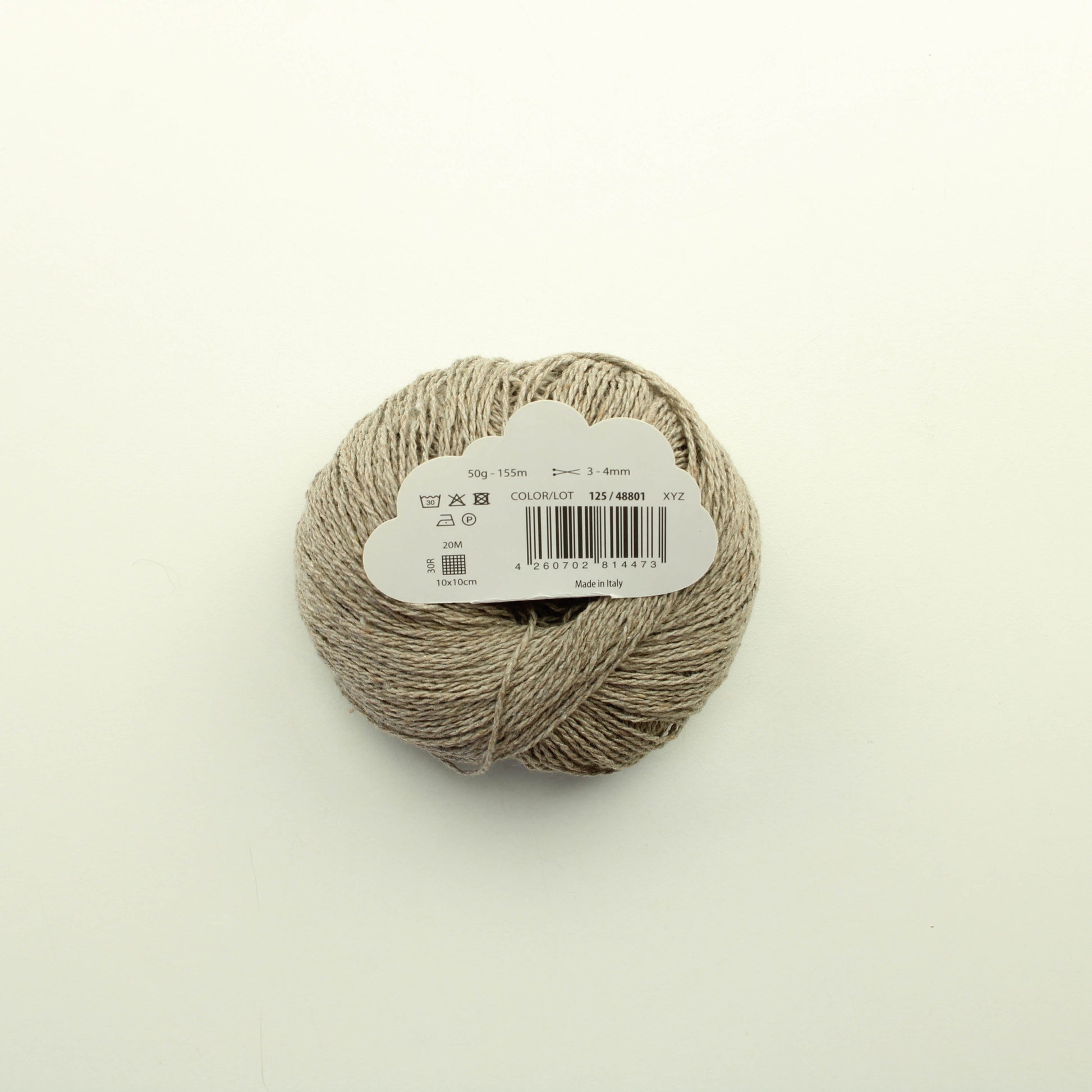 Kremke soul wool reborn denim uni - 125  (50g)