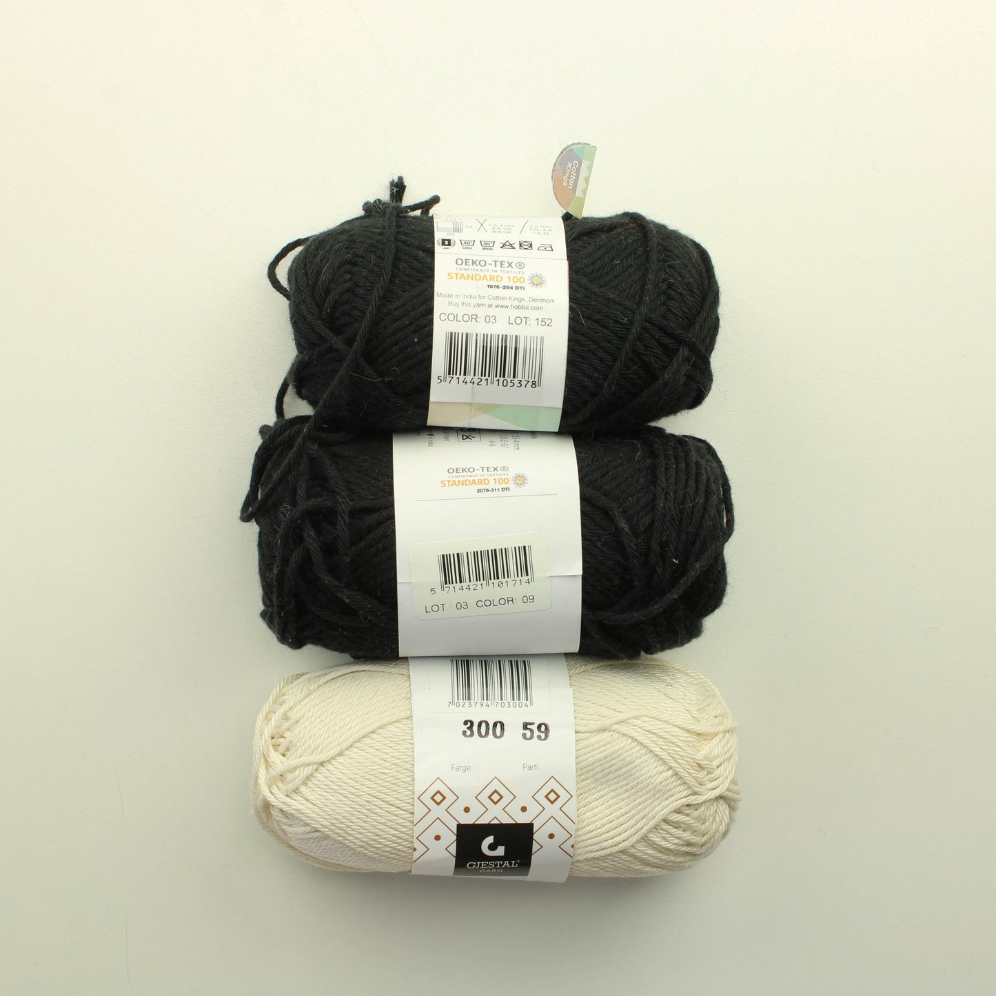 Puuvillalangat - Lankapussi 75 (150g)