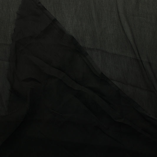 Musta läpinäkyvä Vaatetuskangas - Pala