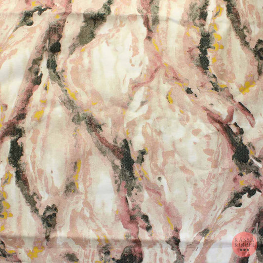 Monisävyinen Kuvio Puuvilla - Pala