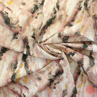 Monisävyinen Kuvio Puuvilla - Pala