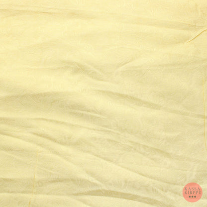 Keltainen kuviollinen Vaatetuskangas - Pala