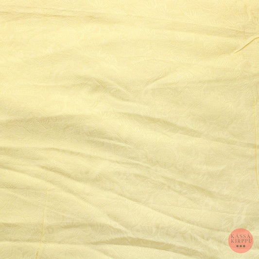 Keltainen kuviollinen Vaatetuskangas - Pala