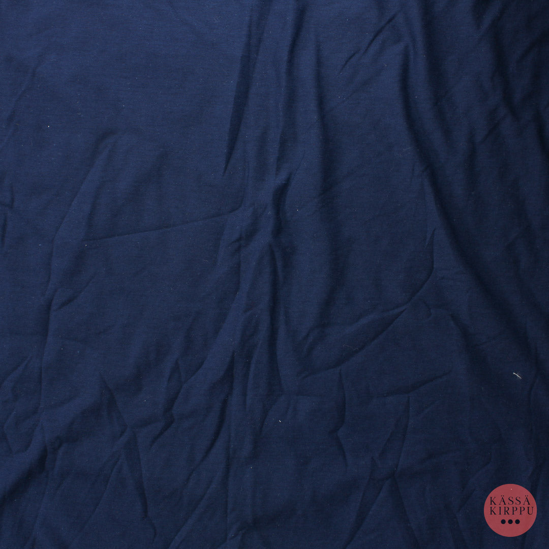 Tummansininen ohut Trikoo - Pala