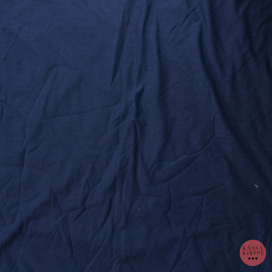 Tummansininen ohut Trikoo - Pala