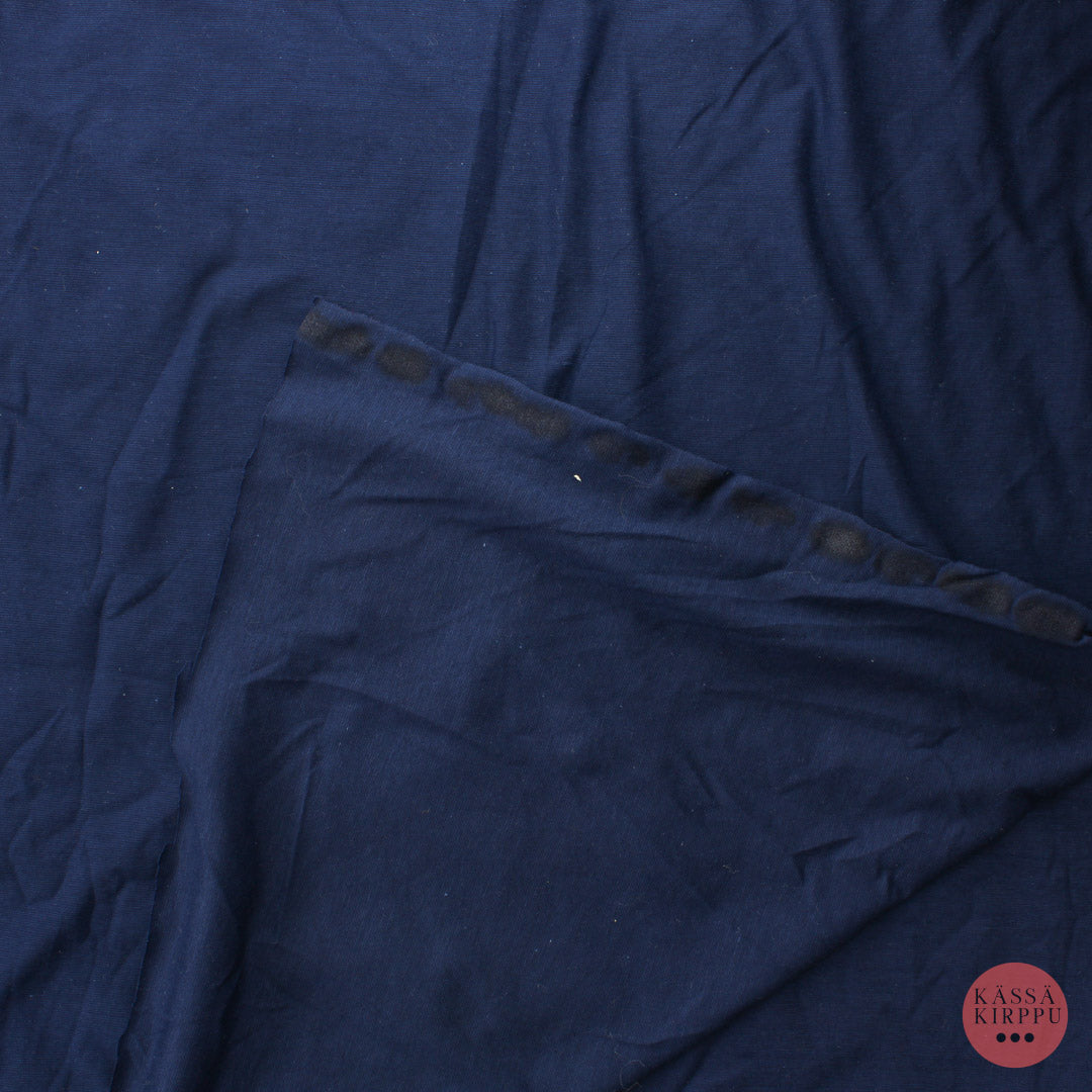 Tummansininen ohut Trikoo - Pala