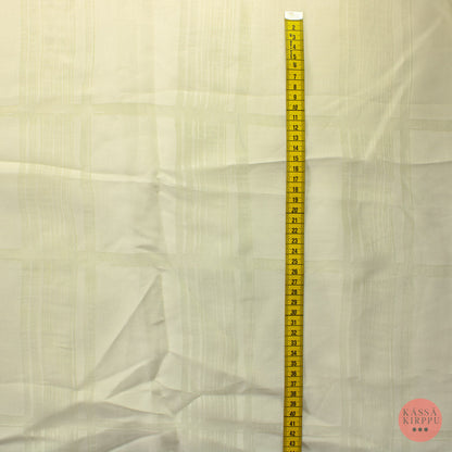 Valkoinen ruudullinen Valoverhokangas - Pala