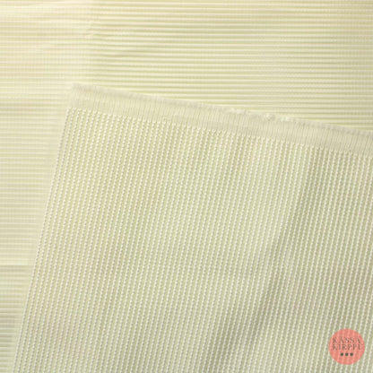 Valkoinen raidallinen Verhokangas - Pala