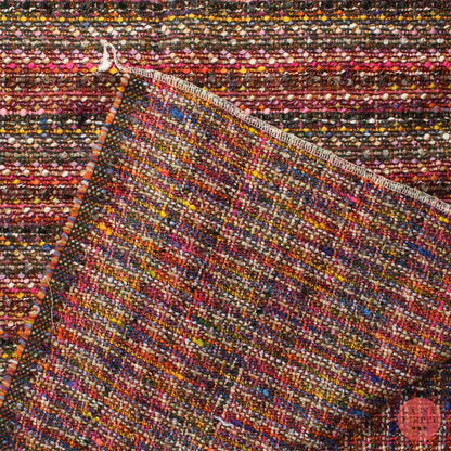 Monivärinen eläväpintainen Sisustuskangas - Pala