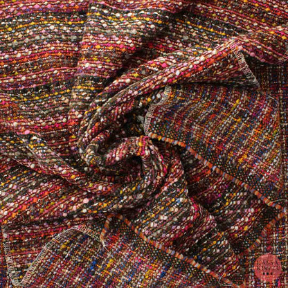 Monivärinen eläväpintainen Sisustuskangas - Pala