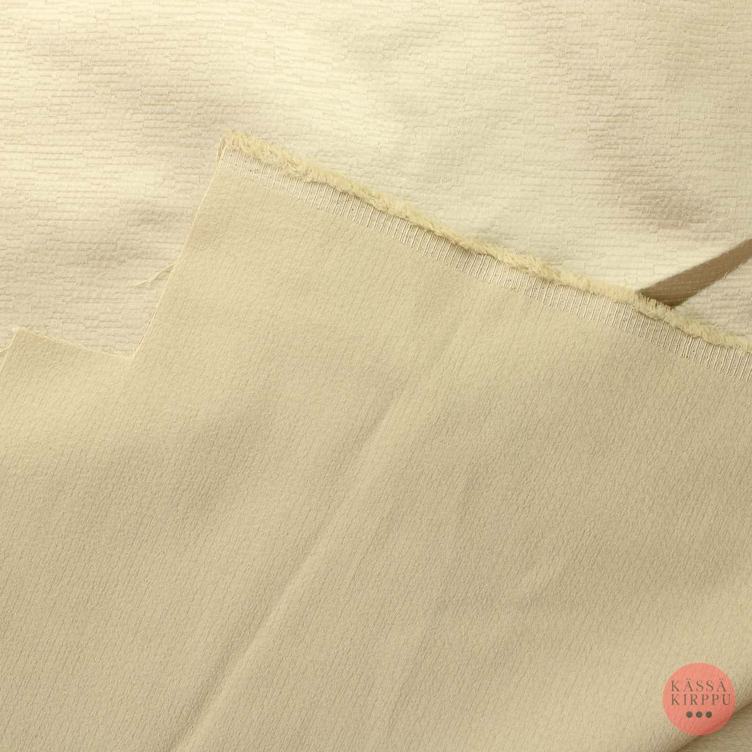 Beige meleerattu metallinhohtoinen Sisustuskangas - Palapaketti