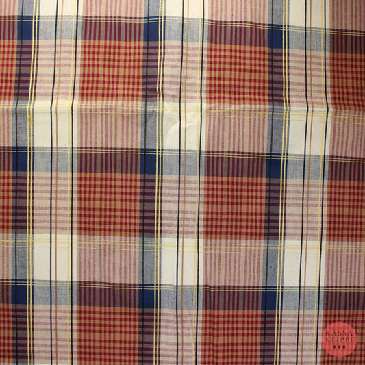 Ruudullinen Sisustuskangas - Pala