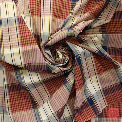 Ruudullinen Sisustuskangas - Pala