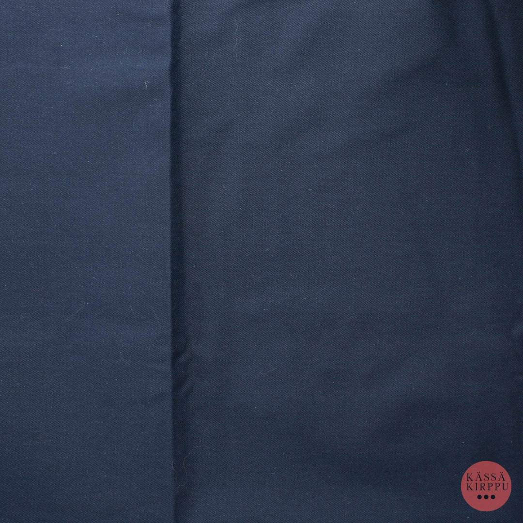 Tummansininen Puuvillasekoitetvilli - Pala