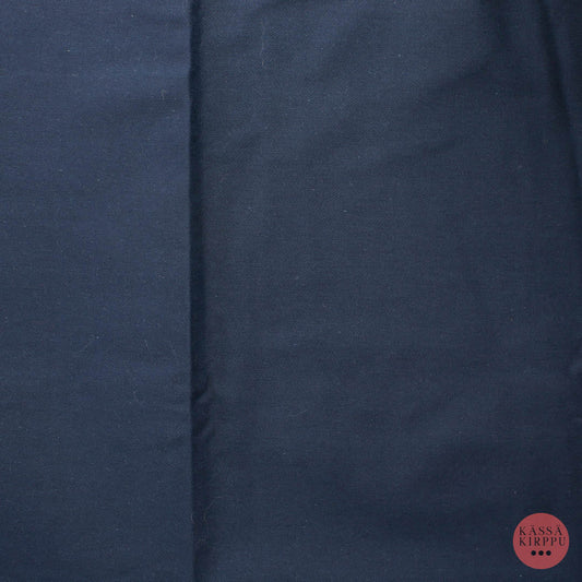 Tummansininen Puuvillasekoitetvilli - Pala