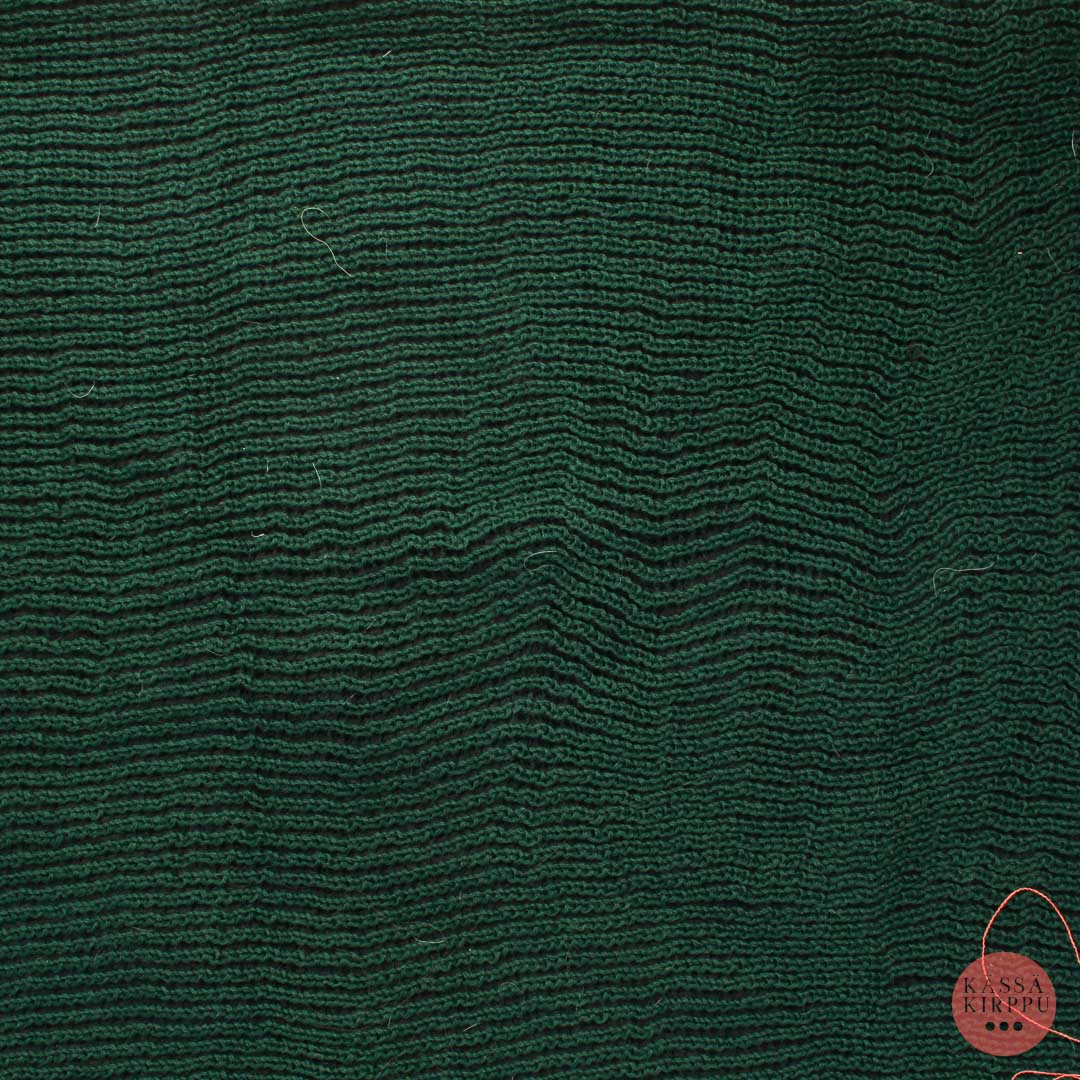 Vihreä-musta Villasekoiteneulos - Pala