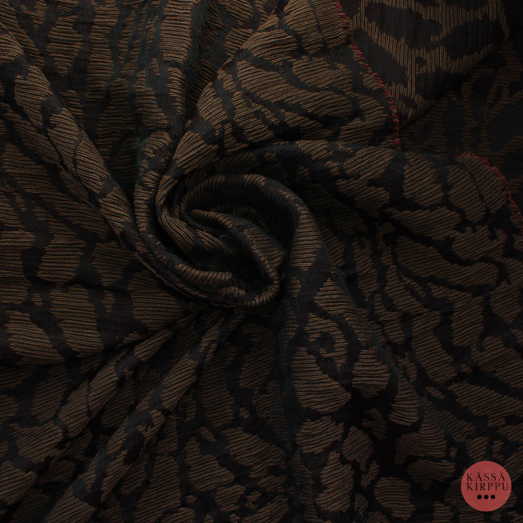 Ruskea täpläinen Sisustuskangas - Pala