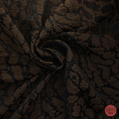 Ruskea täpläinen Sisustuskangas - Pala