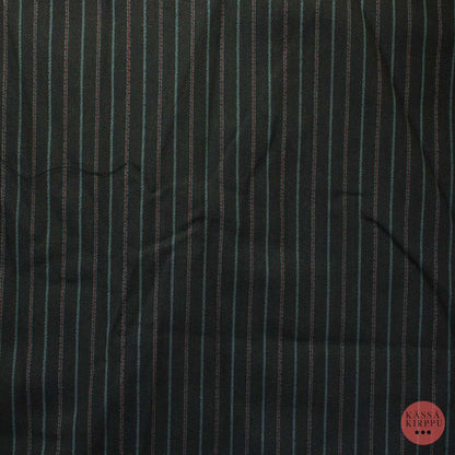 Tummanharmaa pystyraitainen Sisustuskangas - Pala