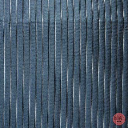 Sinivalkoinen vakoraitainen Tikkikangas - Pala