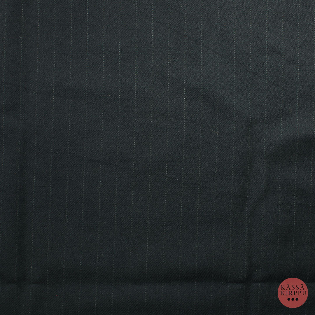 Harmaa Raidallinen Villasekoitekangas - Pala