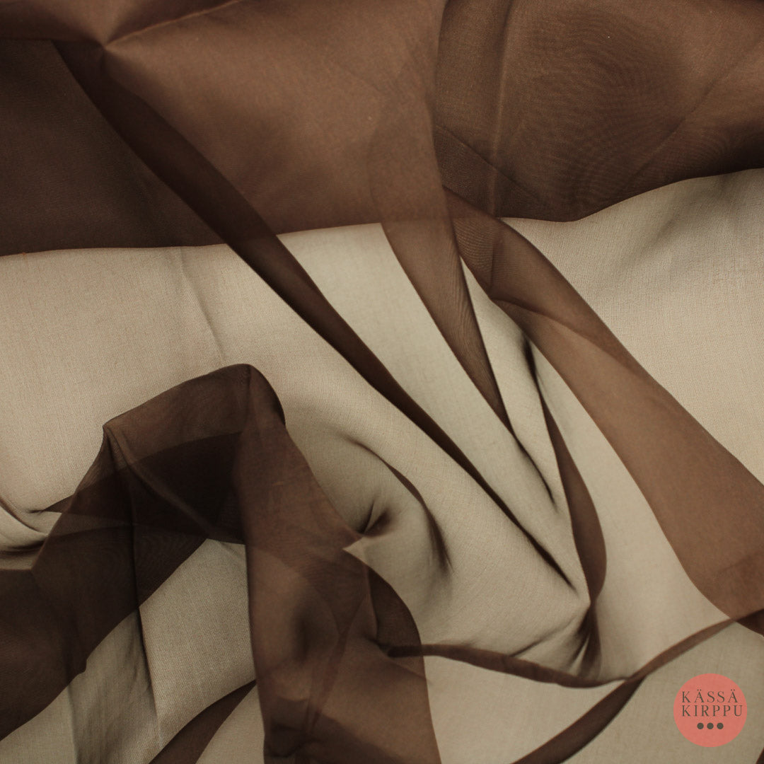 Tummanruskea tekokuitu - Pala