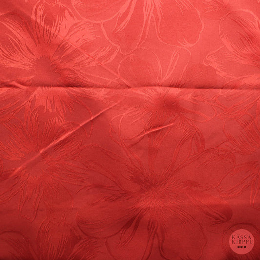 Punainen Kukikas Sisustuskangas - Pala
