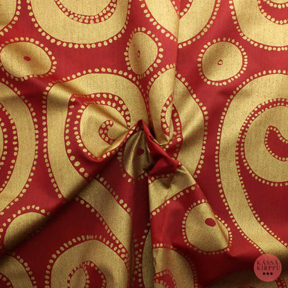 Vallila Puna-kultainen Puuvilla - Pala